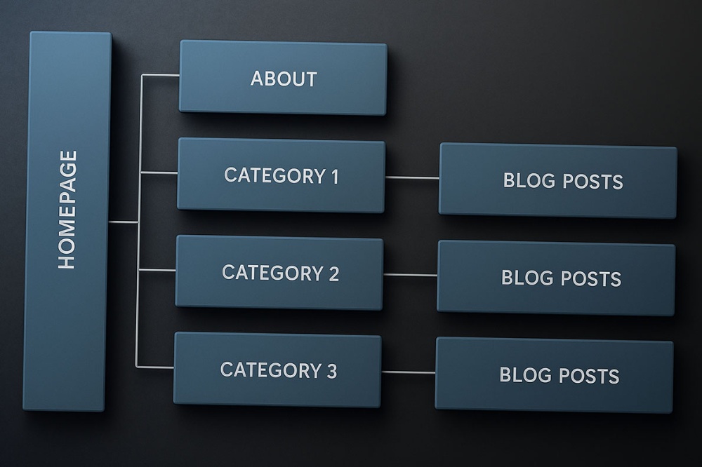 A strong website structure